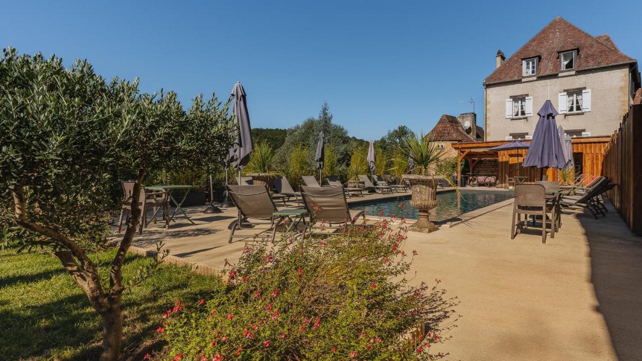 Hostellerie du Passeur - Hôtel&Restaurant - Climatisation et Piscine chauffée Les Eyzies Esterno foto